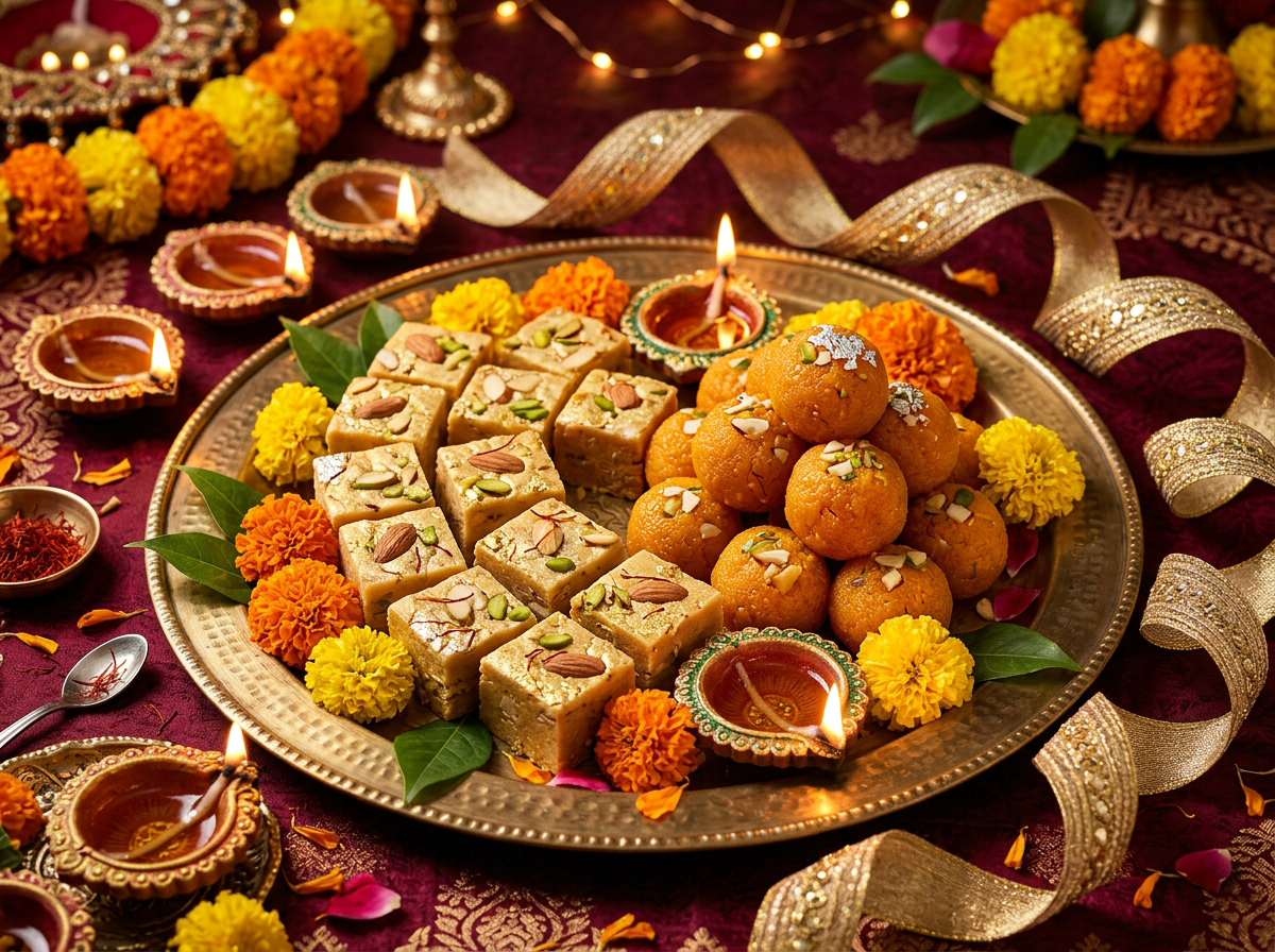 Festive Sweets Platter - A R Penda